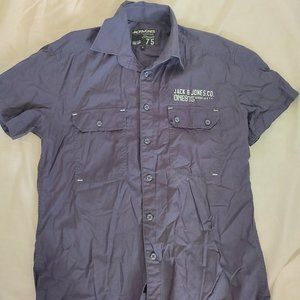 Men's Navy Jack Jones Dress Shirt